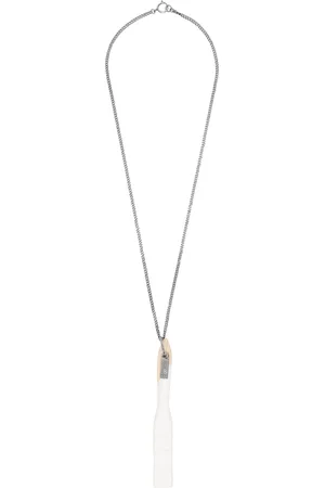 Maison Margiela Silver Curb Chain Necklace