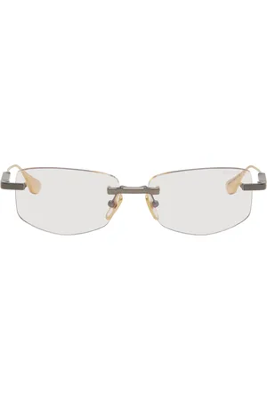 DITA EYEWEAR Gunmetal & Gold TRYSIM.75 Glasses