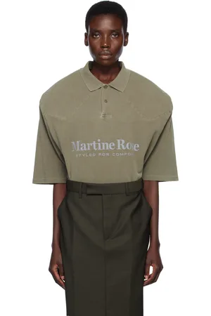 MARTINE ROSE Khaki Padded Polo