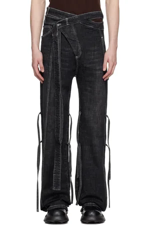 OTTOLINGER Black Strappy Signature Wrap Jeans