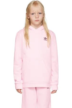 adidas Kids Pink Adicolor Big Kids Hoodie