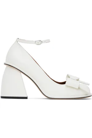 Shushu/Tong SSENSE Exclusive Bridal Capsule Front Bow Heels