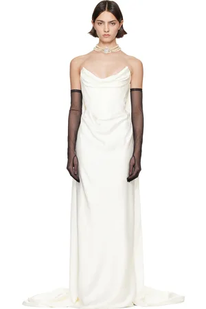 Vivienne Westwood SSENSE Bridal Capsule Galaxy Cape Maxi Dress