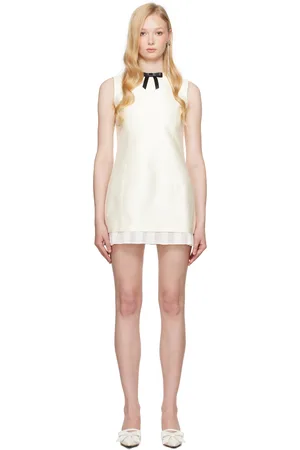 Shushu/Tong SSENSE Exclusive Bridal Capsule Sleeveless Slim-Fit Minidress