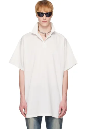 Balenciaga White BB Garderobe Polo