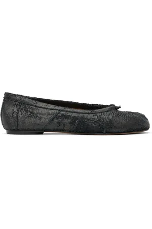Maison Margiela Black Tabi New Ballerina Flats
