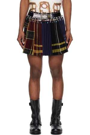 Chopova Lowena Multicolor Bulgarian Apron Mini Carabiner Skirt
