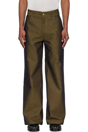 Stanley Navy & Yellow Two Tone Jeans