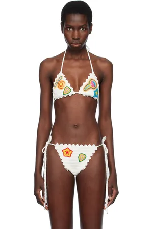 Casablanca Motif Crochet Bikini Top