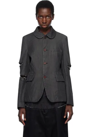 Comme des Garçons Black Gabardine Blazer
