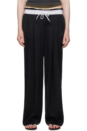 Alexander Wang Pre-Styled Turn-Down Waistband Trousers