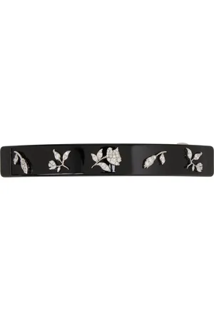 Shushu/Tong Black YVMIN Edition Zircon Floral Hair Clip