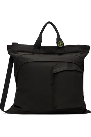 Stone Island Gray Resin Treated Cordura 1500 Tote