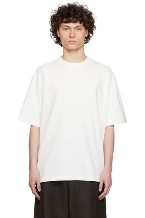 YLÈVE Off-White Open End Cotton Pigment Dye T-shirt