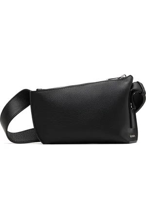 Alexander McQueen Black T-Bar Sling Bag