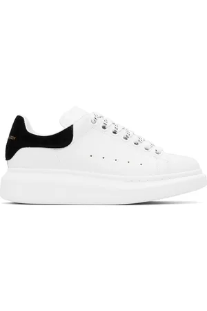 Alexander McQueen White & Black Oversized Sneakers
