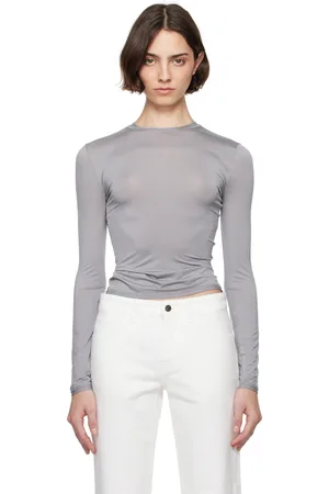 CDLP Gray Lightweight Long Sleeve T-shirt