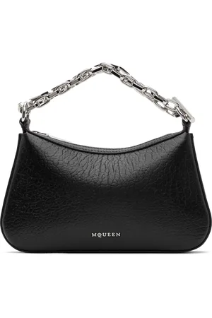 Alexander McQueen Black T-Bar Mini Bag