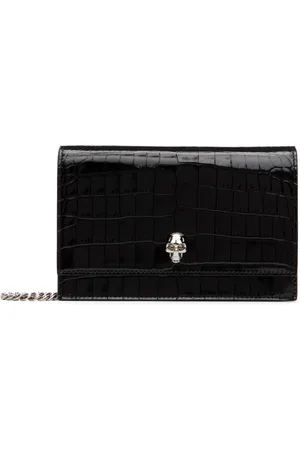 Alexander McQueen Black Small Skull Bag