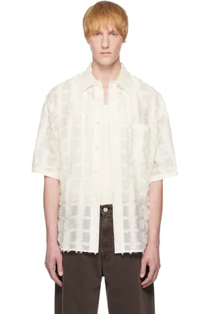 WOOYOUNGMI Off-White Checked Shirt