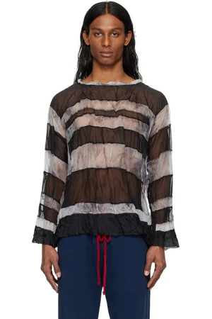 SC103 SSENSE Exclusive Black & Off-White Crypt Top