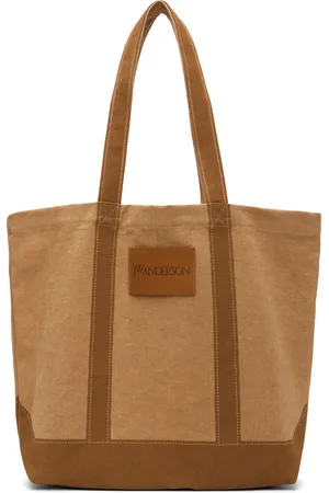 J.W.Anderson Brown Canvas Digital Print Tote