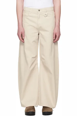 HELIOT EMIL Beige Loam Denim Jeans