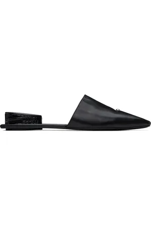 Tory Burch Black Pierced Mules