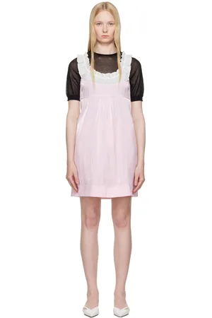 Shushu/Tong Pink Patchwork Sling Minidress