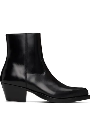 Ernest W. Baker Black Western Boots