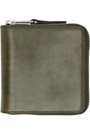 LEMAIRE Green Patina Zip Compact Bi Fold Wallet