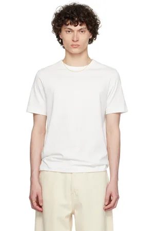 Merz b. Schwanen White 214 Loopwheeled T-shirt