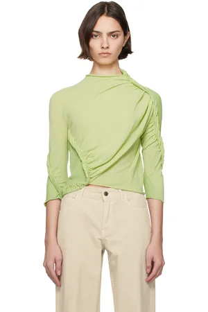 Issey Miyake Green Beanstalk Turtleneck