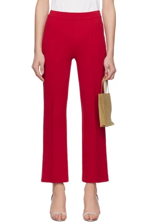 High Red Kick Trousers