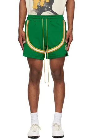 Rhude Green Crest Veille Track Shorts