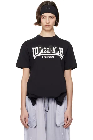 PROTOTYPES Black Open Back T-shirt