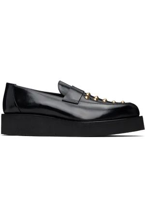 Ernest W. Baker Black Creeper Loafers
