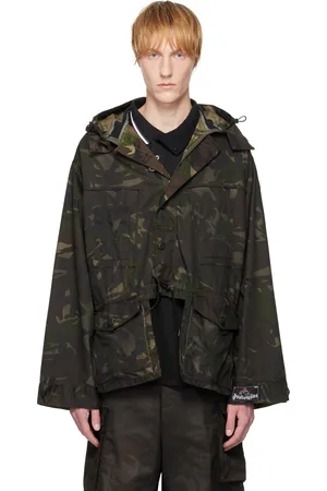 PROTOTYPES Khaki Overdyed Camo Jacket