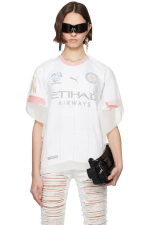 PROTOTYPES White Fused Football Tricot T-shirt