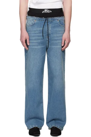 PROTOTYPES Blue Waistband Regular Jeans