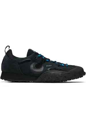 Marine Serre Black Suede Leather MS Rise Tyko Sneakers