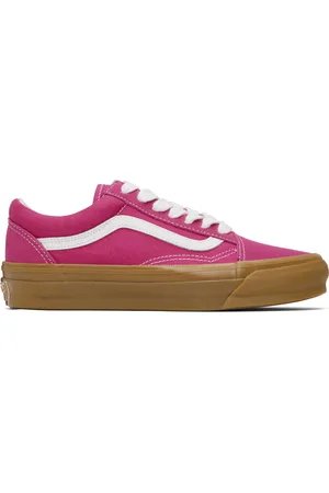 Vans Pink Premium Old Skool Gum Sneakers