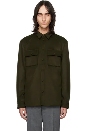 HAN Kjøbenhavn Khaki Relaxed Shirt