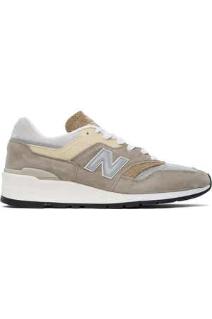 New Balance Taupe & Gray Made in USA 997 Sneakers
