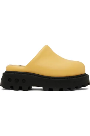 SIMON MILLER Yellow Grip Bubble Clogs