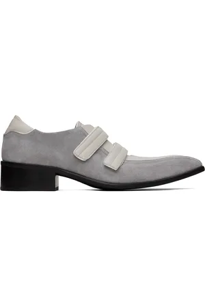 MARTINE ROSE Off-White & Gray Sporty Snout Loafers