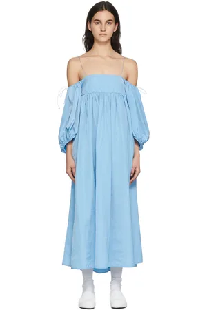Cecilie Bahnsen Blue Holly Mid-Length Dress
