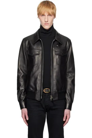 Tom Ford Nappa Grain Collar Leather Jacket