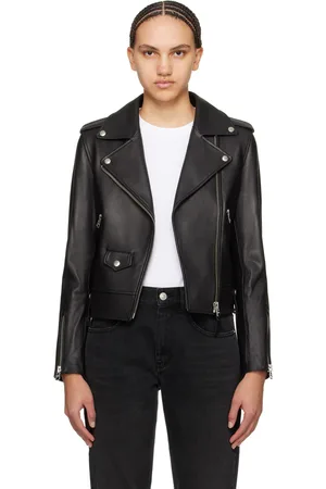 Mackage Baya Leather Biker Jacket