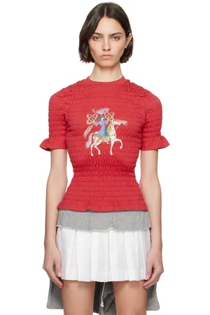 Conner Ives Camelot Shirred T-shirt